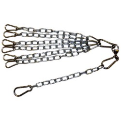 Chains - Heavy Bag Chain & Swivel Assembly (4 Snap Hooks)